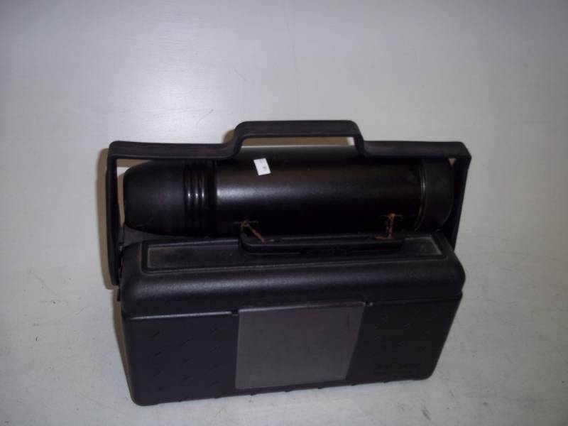lot 11 image: Vintage Lunch box with Thermos Black