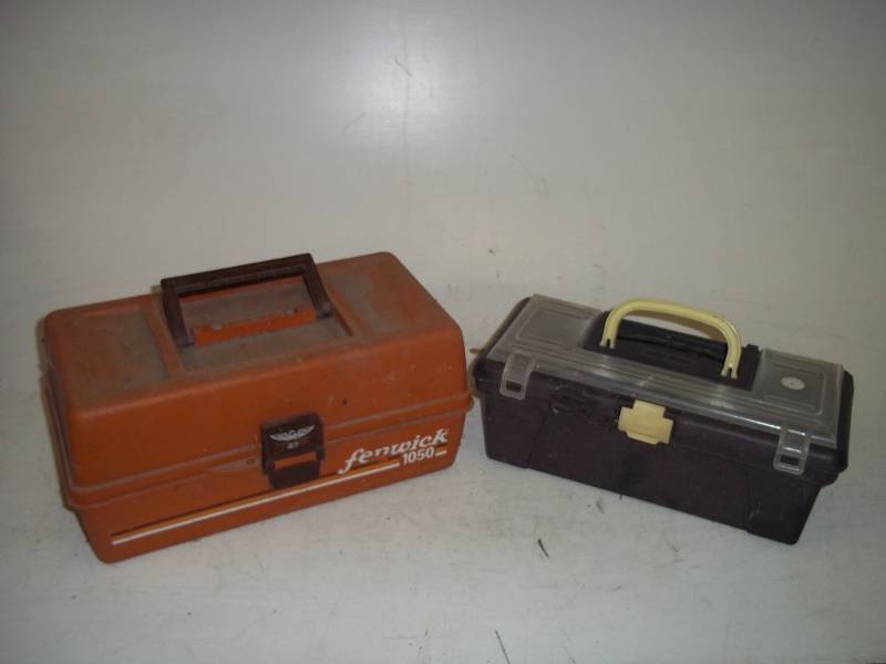 lot 72 image: Pair of Tackle boxes