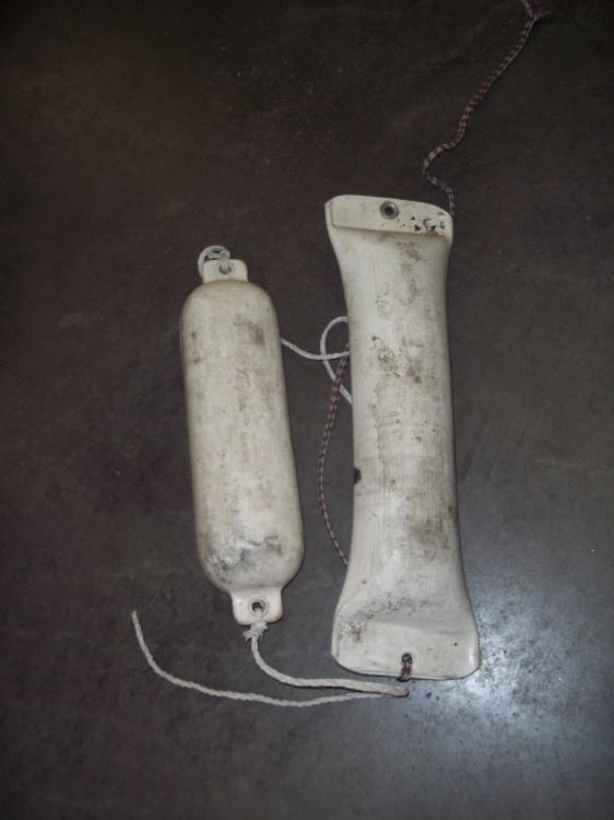 lot 158 image: Pair of Boat Bumpers