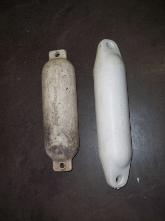 lot 160 image: Pair of Boat Bumpers