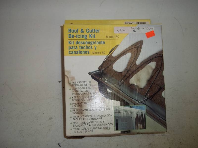 lot 165 image: Roof and Gutter de icing kit