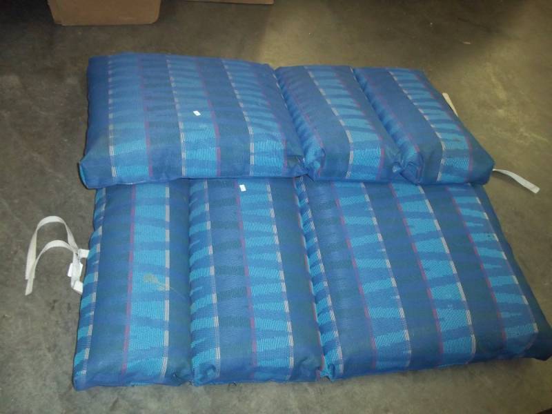 lot 167 image: Pair of outdoor furniture cushions