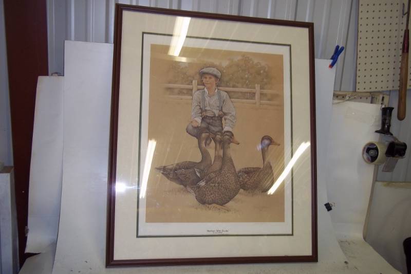 lot 197 image: Framed Print 30 x 36