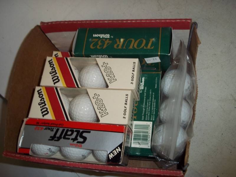 lot 201 image: Box of Golf Balls