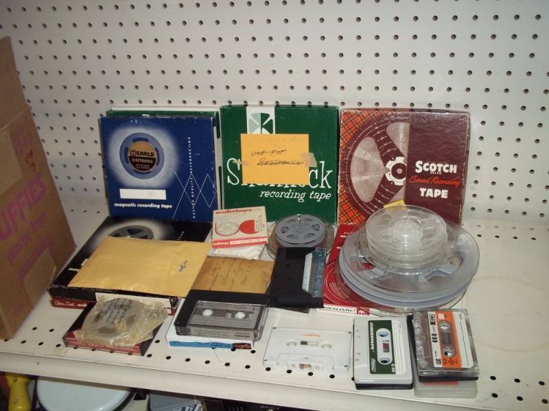 lot 208 image: Magnetic recording tape