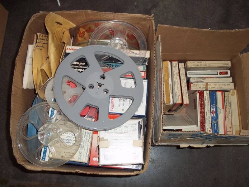 lot 209 image: Magnetic recording tape