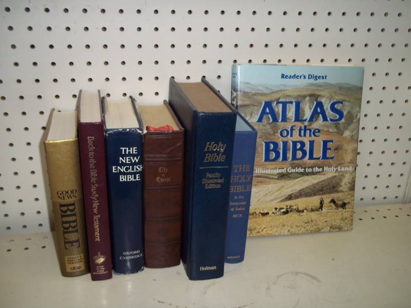 lot 221 image: Bibles and book