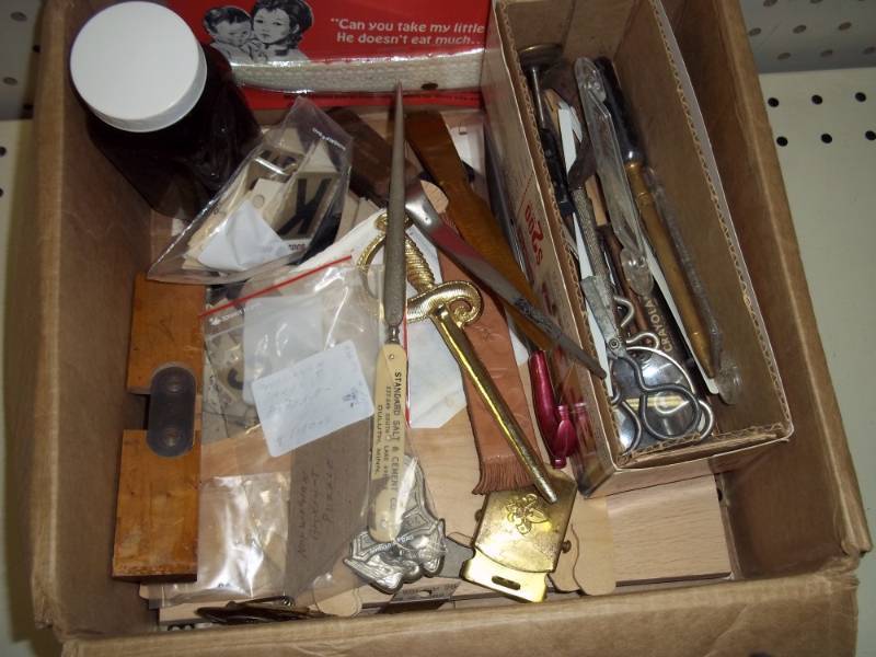 lot 235 image: Letter Openers and peel off letters