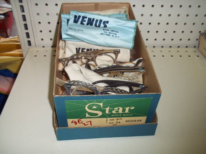 lot 300 image: Box of new Vintage Glasses Frames