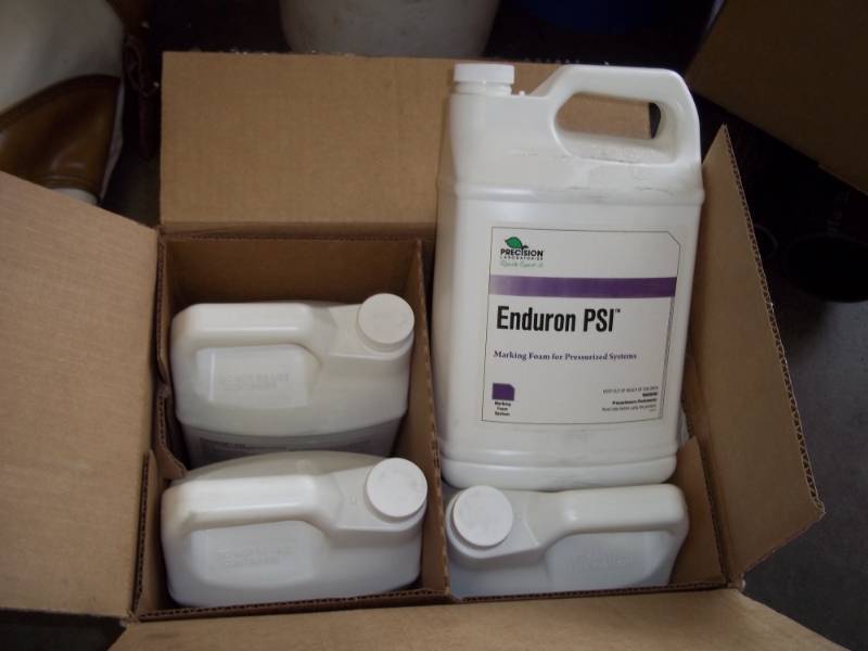 lot 338 image: 4 gals enduran marking foam spray