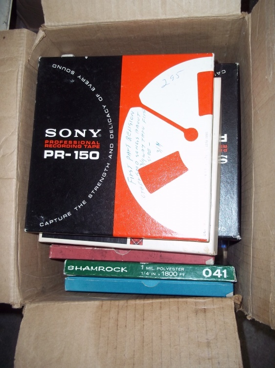 lot 374 image: Magnetic recording tape