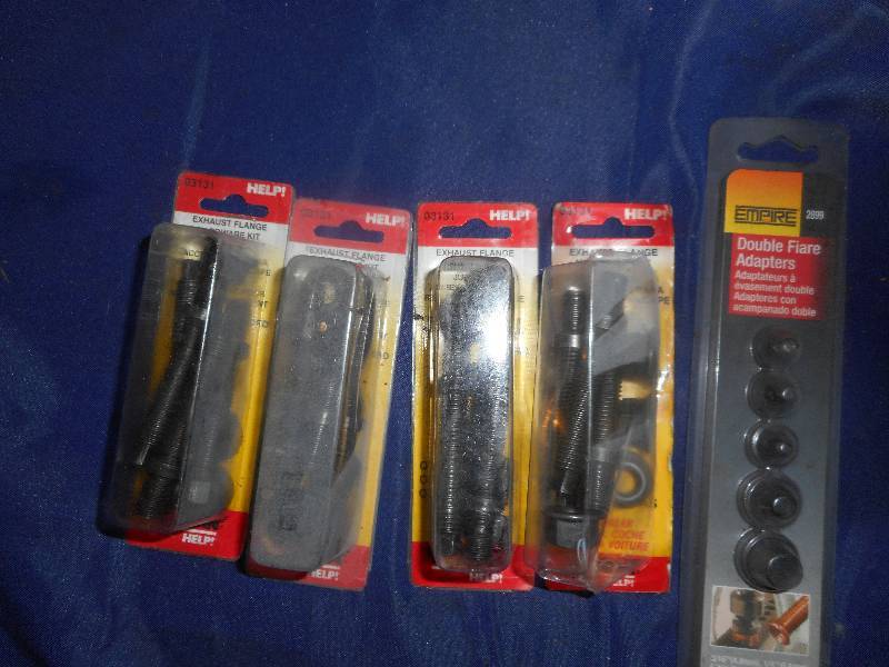 EXHAUST FLARE HARDWARE KITS AND DOUBLE FLARE ADAPTERS