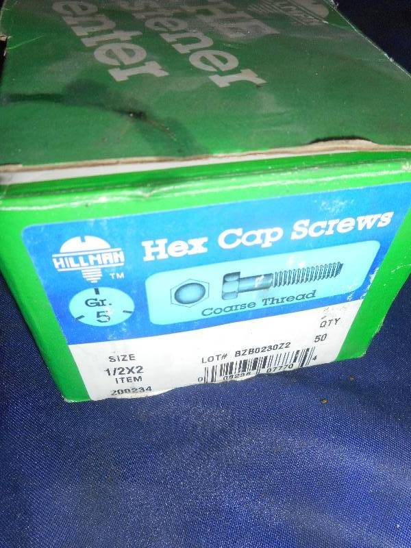 COURSE THREAD HEX CAP SCREWS