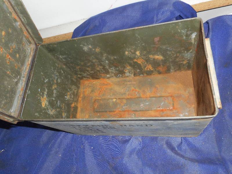 VINTAGE HAND GRINADE BOX