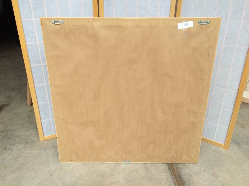 Excellent Condition Large Waiting Room Photography Picture Framed & Matted Art Piece - Orchid - Wood Frame Matches Other Furniture In This Auction