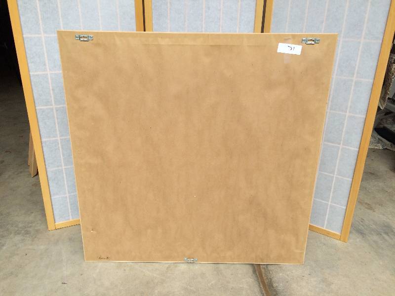 Excellent Condition Large Waiting Room Photography Picture Framed & Matted Art Piece - Orchid II - Wood Frame Matches Other Furniture In This Auction