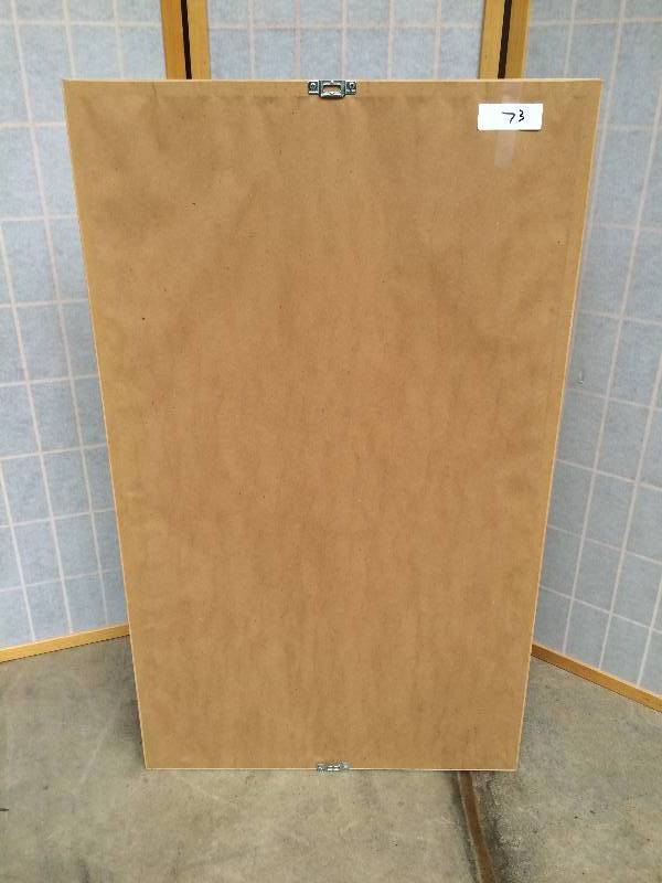 Excellent Condition Large Waiting Room Photography Picture Framed & Matted Art Piece - Orchid IV - Wood Frame Matches Other Furniture In This Auction