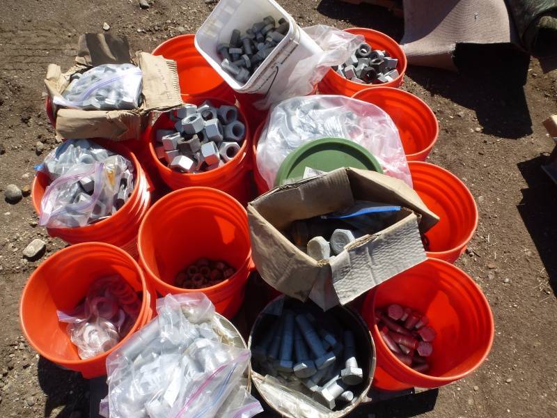 Pallet of Building Bolts