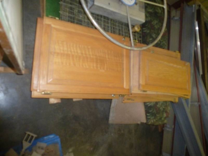 Oak Cabinet Doors & Counter Top
