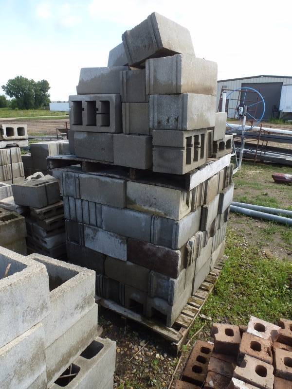 Pallet of Cement Blocks #8