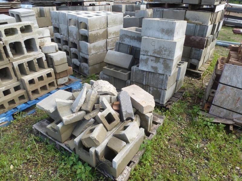 Pallet of Cement Blocks #9