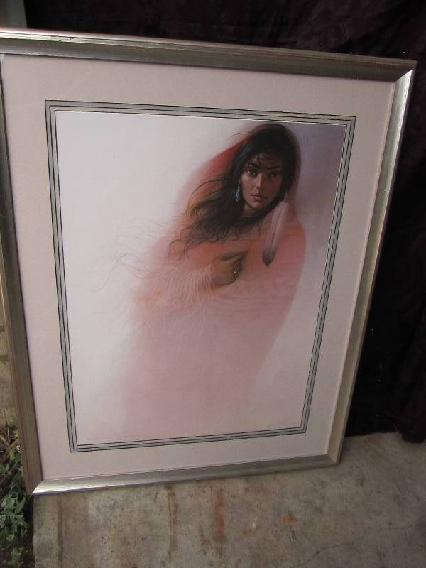 lot 21 image: Printers proof Ozz Franca Pink Nav...