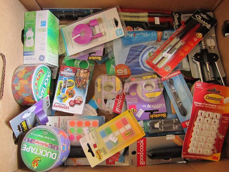 lot 71 image: Lot of office and school supplies...
