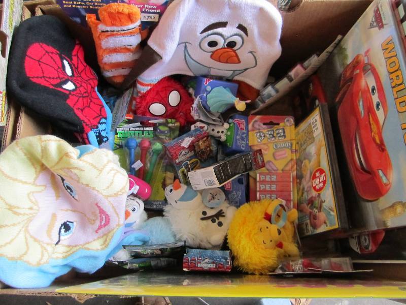 lot 72 image: Box of kids toys...