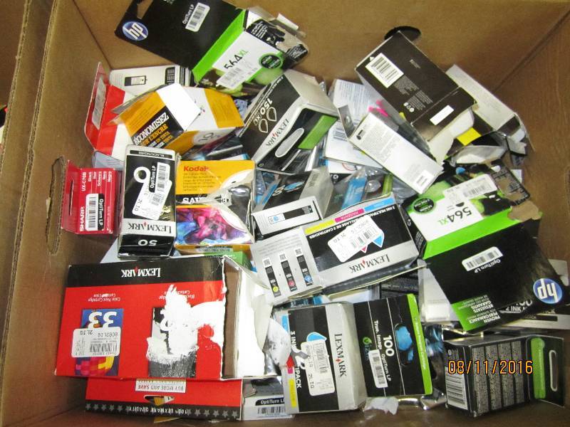 lot 150 image: Lot of printer ink, some packages a...