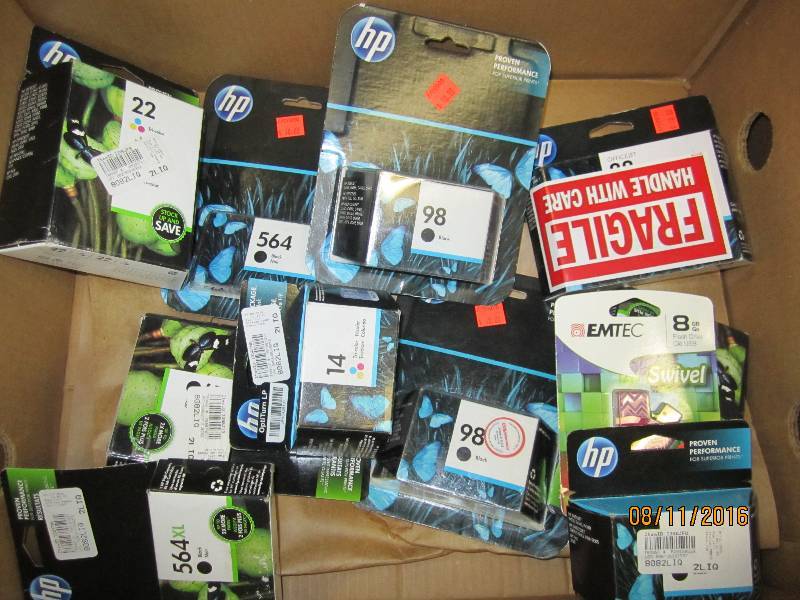 lot 151 image: Lot of printer ink, some packages a...