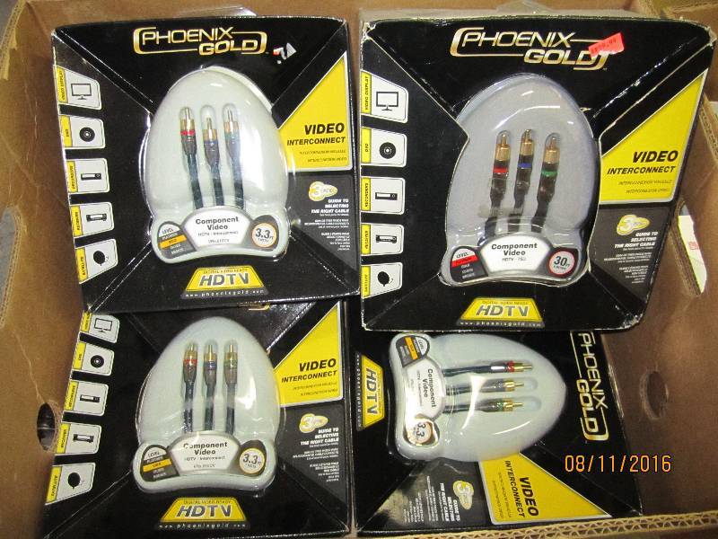 lot 156 image: Lot of audio  video cables...