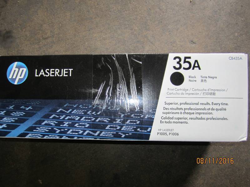 lot 164 image: HP 35A print cartridge...