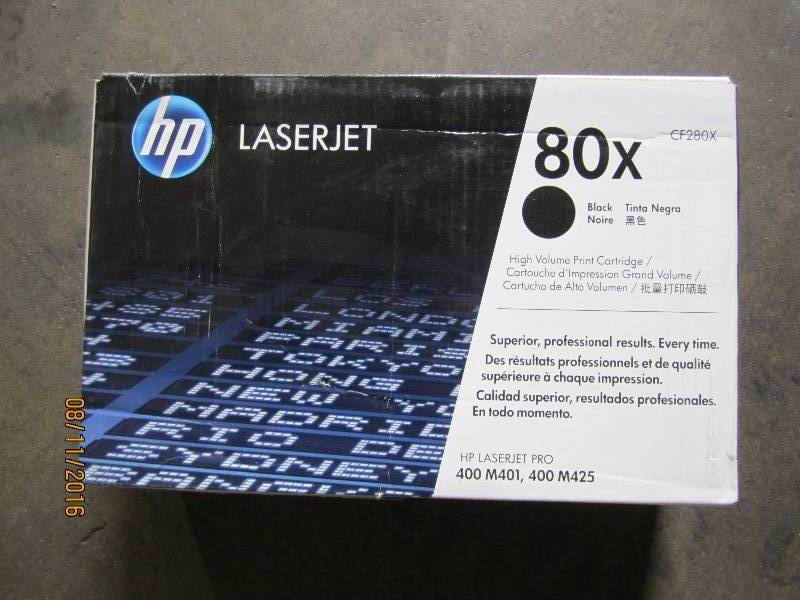 lot 168 image: HP 80X ink cartridge...