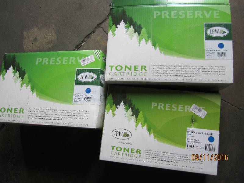 lot 172 image: Lot of Preserve toner cartridges...