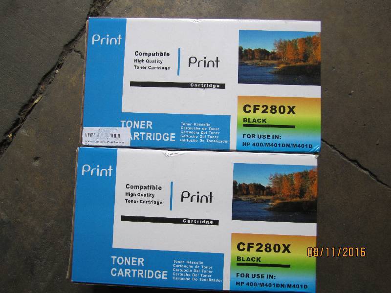 lot 173 image: Lot of 2 CF280X toners...