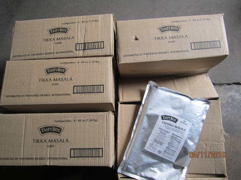 lot 193 image: 5 Case Lot of Tasty Bite Channa Mas...