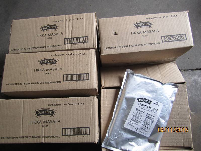 lot 194 image: 5 Case Lot of Tasty Bite Channa Mas...