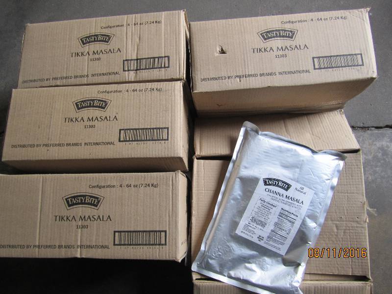 lot 197 image: 5 Case Lot of Tasty Bite Channa Mas...