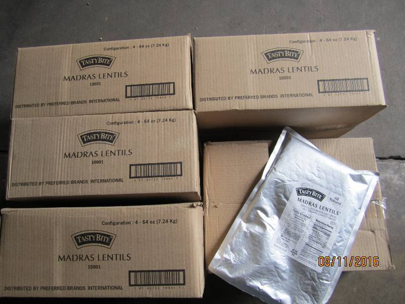 lot 208 image: 5 Cases of Tasty Bite Madras Lentil...