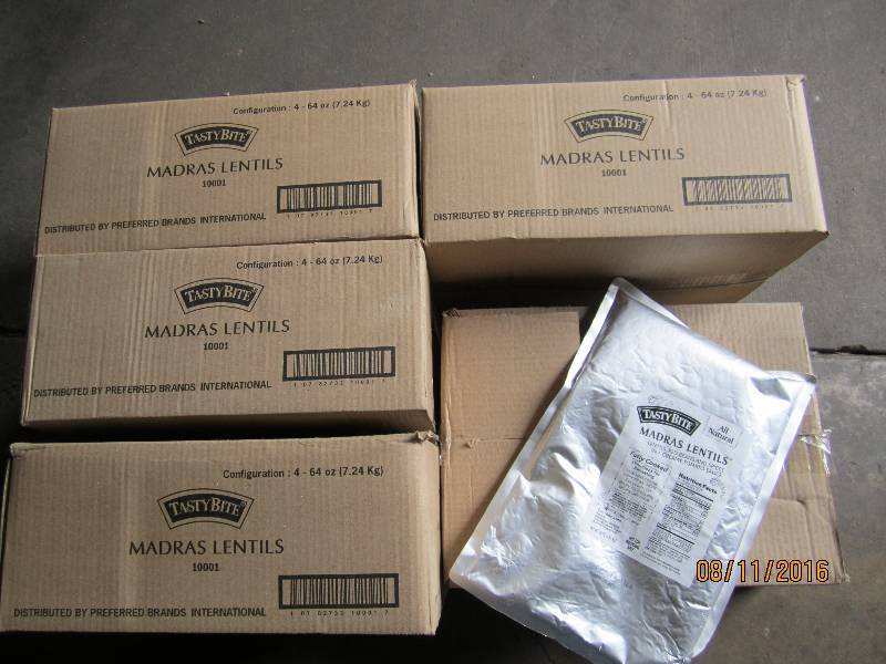 lot 209 image: 5 Cases of Tasty Bite Madras Lentil...