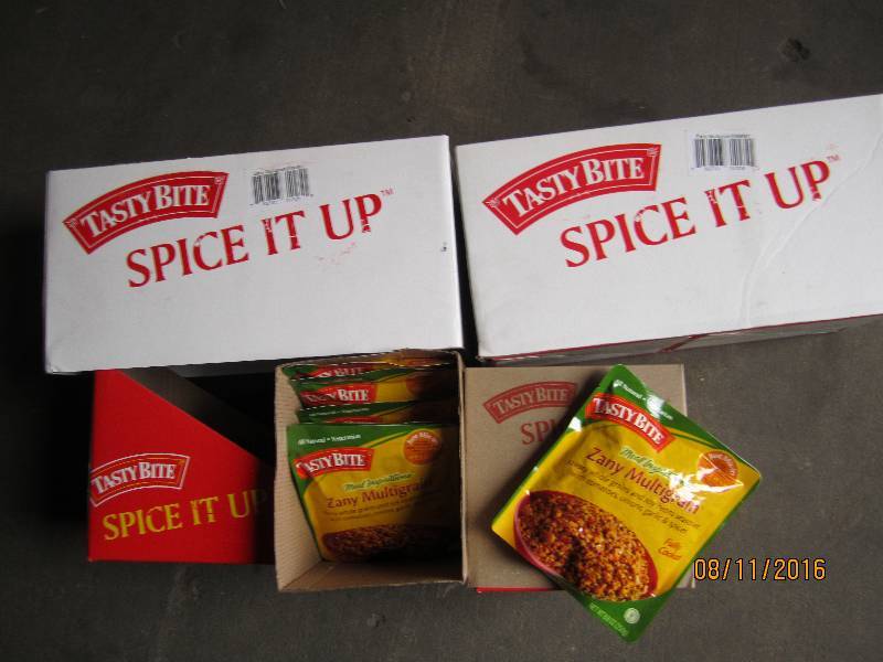 lot 216 image: 3 Cases, 12 packs per case Tasty Bi...