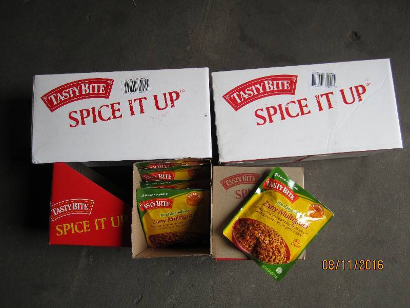 lot 217 image: 3 Cases, 12 packs per case Tasty Bi...