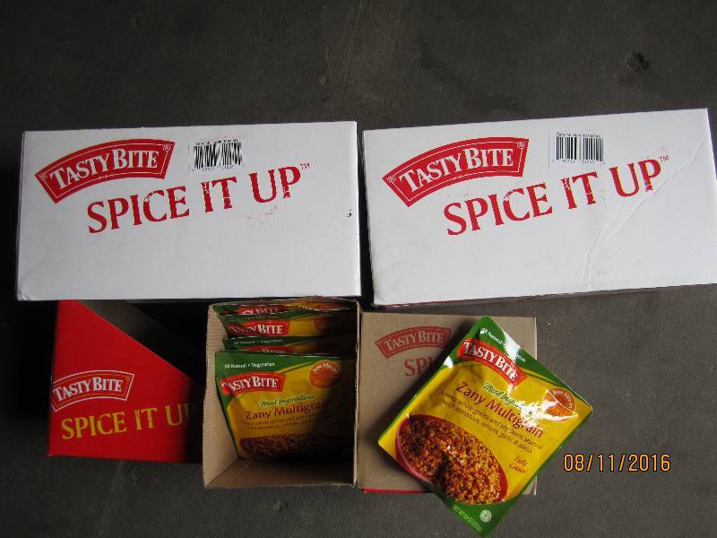 lot 219 image: 3 Cases, 12 packs per case Tasty Bi...