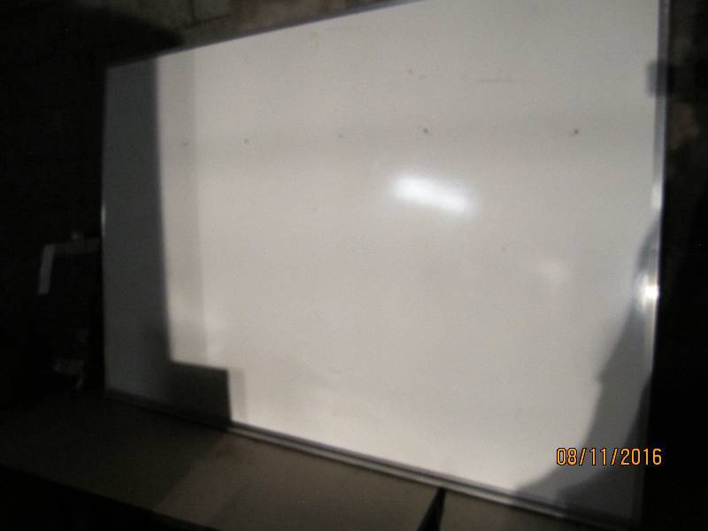 lot 233 image: 4 x 6 foot white board...