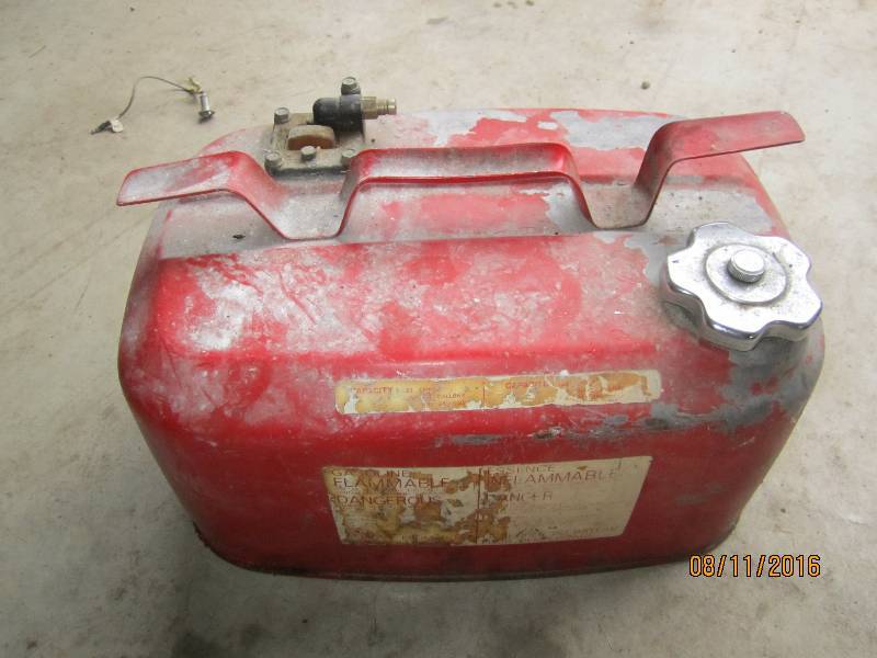 lot 235 image: Gas can for a boat...
