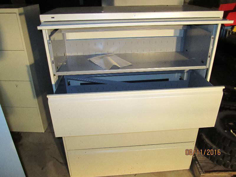 lot 243 image: 4 drawer file cabinet, 42 wide, 52...