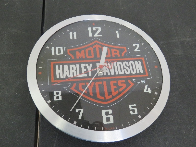 Harley Davidson Clock