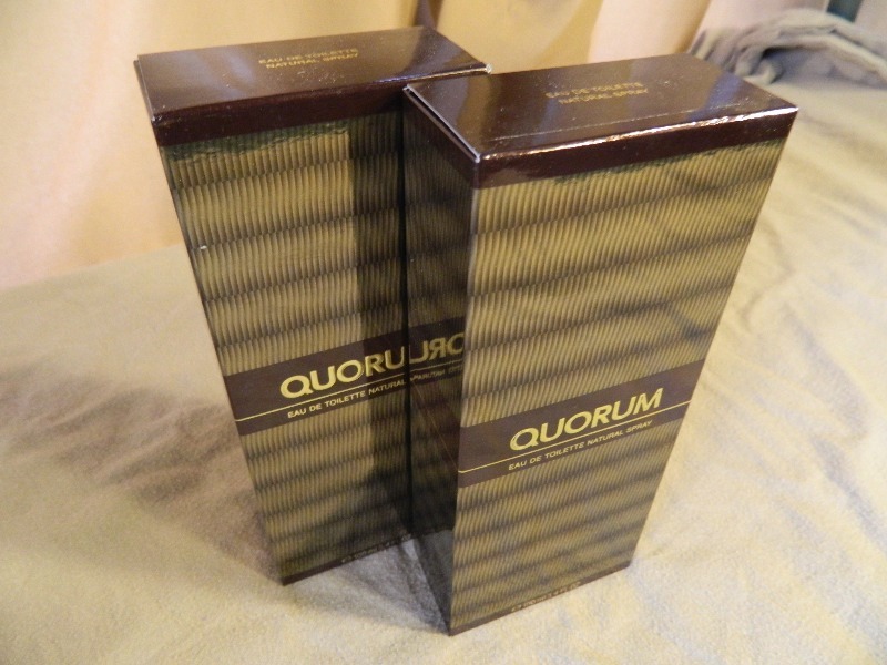 2 Bottles of Quorum Cologne