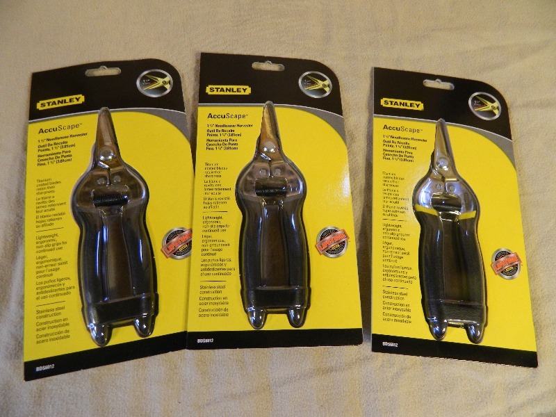 3 Stanley Needle Nose Trimmers