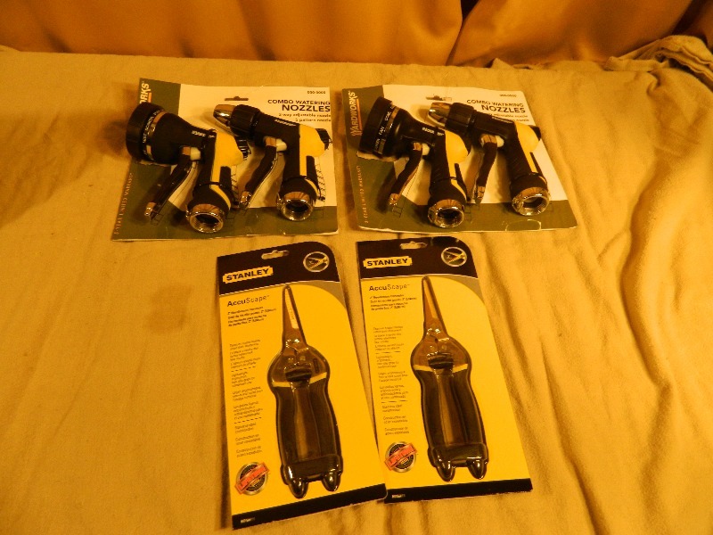 New Watering Nozzles and Harvesters